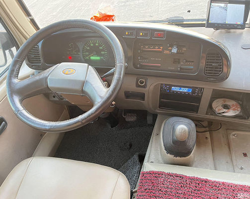 GAC 19 kursi Bus Coaster bekas 6m LHD Euro 3 Mesin Diesel 127hp Mini Bus bekas