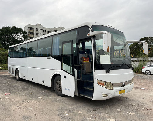 12m 57 kursi LHD Bus bekas Yutong Mesin Diesel Bus 1 pintu Bus komersial bekas