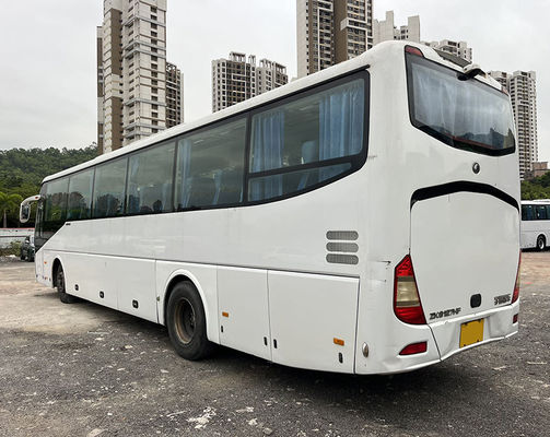 12m 57 kursi LHD Bus bekas Yutong Mesin Diesel Bus 1 pintu Bus komersial bekas