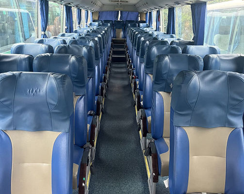 12m 57 kursi LHD Bus bekas Yutong Mesin Diesel Bus 1 pintu Bus komersial bekas