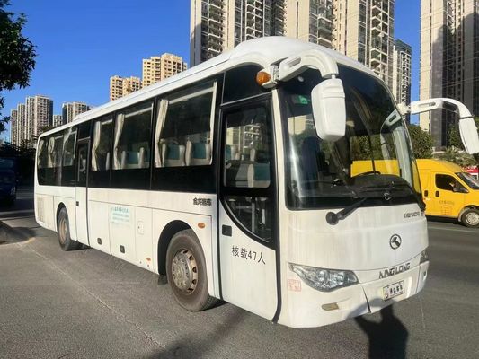 2 Pintu Bus bekas Bahan bakar Diesel Dengan AC