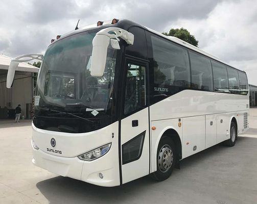 Sepeda bus bekas dengan kapasitas 8300ml ShenLong 10m 36seats SLK6102 RHD CNG Bus