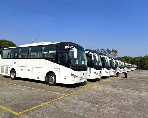 Sepeda bus bekas dengan kapasitas 8300ml ShenLong 10m 36seats SLK6102 RHD CNG Bus