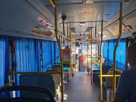 Yutong Electric Transit Bus 69km/h Bus Kota Pra Milik Dengan Pengemudi Tangan Kiri