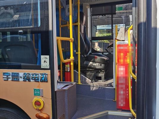 Yutong Electric Transit Bus 69km/h Bus Kota Pra Milik Dengan Pengemudi Tangan Kiri