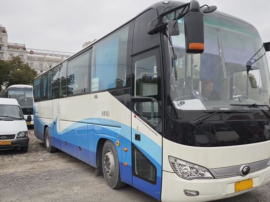 Yutong Coach Bus Bus Diesel Yang Digunakan Dengan Mesin 220kW Daya 50 Kursi Bus Wisata Yang Digunakan