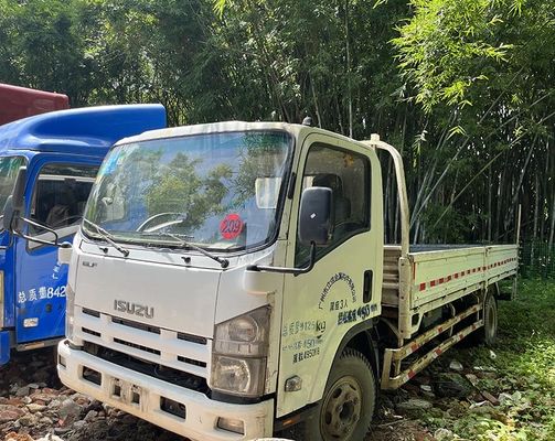 Isuzu digunakan Cargo Truck dengan 2 Pintu Mesin Diesel truk truk ringan truk kargo kotak truk