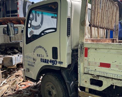 Isuzu digunakan Cargo Truck dengan 2 Pintu Mesin Diesel truk truk ringan truk kargo kotak truk