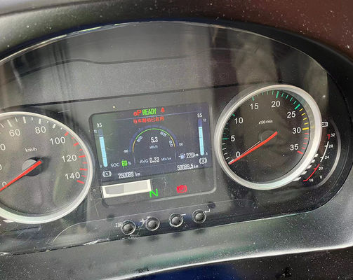 Digunakan Bus EV 34 tempat duduk Bus Listrik 100KWh G.V.W 14200kg Bus Pelatih Bekas