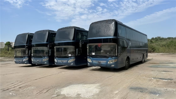 57-59 kursi Sepatu bekas 12m Decker Comfort Coach dengan jenis bahan bakar diesel dan berat 11800kg