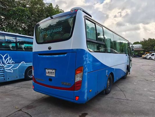 Bus bekas 28 tempat duduk Yutong Yuchai mesin 200 tenaga kuda