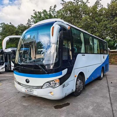 Bus bekas 28 tempat duduk Yutong Yuchai mesin 200 tenaga kuda