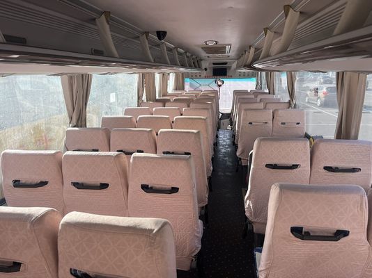 Sepindah Kuning 63 kursi Yuchai 330 Mesin King Bus panjang dalam jumlah besar dengan harga murah