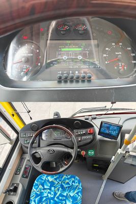 New Energy Pure Electric Shuchi Bus 62/31 Seat Kuning Bus Kota LHD
