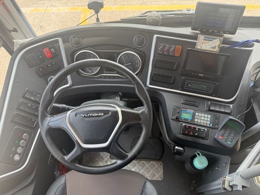 24/55 Kursi Bus transportasi umum perkotaan bekas dengan eksterior kuning dan 4200 wheelbase