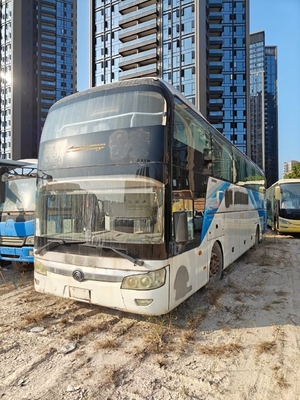 Bus Bisnis Bekas dengan Tenaga Mesin 247kw, 57-59 Tempat Duduk, dan Kompartemen Tidur Pengemudi
