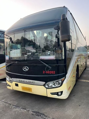 2017 -Made 46-seat second-hand Diesel King Long Tourist Bus dengan AC LHD Posisi kemudi 243 kw Daya mesin