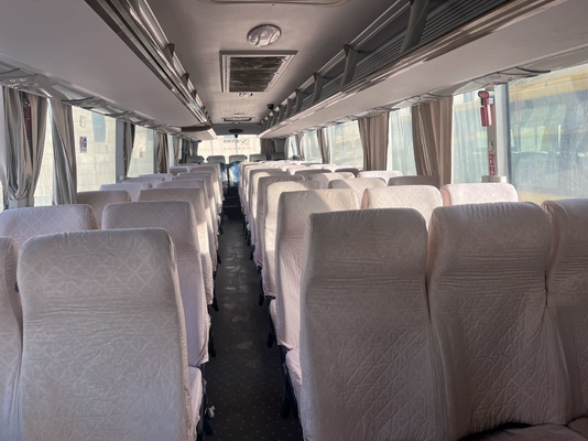 Lima Bus Naga Emas Bekas Berwarna Kuning dengan 63 Kursi Besar dan Kapasitas Mesin 8L dalam Jumlah Besar