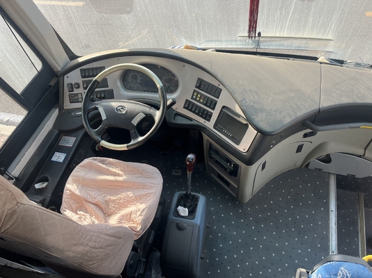 Bus Kuning King Long Bekas: Tata Letak 63 Tempat Duduk, Mesin Yuchai & Transmisi Manual