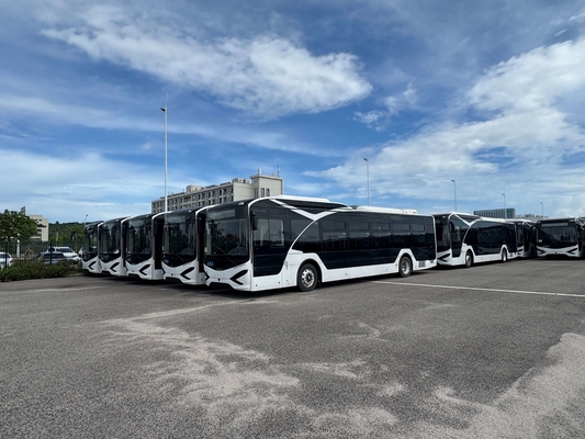 Bus kota bekas baru 30 tempat duduk 12 meter listrik murni Zonson