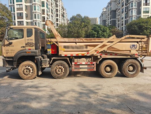 Truk Dump Howo Bekas Kuning Dua Tempat Duduk Produksi Tahun 2019