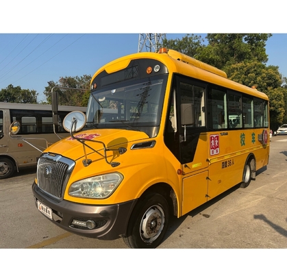 36 bus sekolah diesel kuning bekas, standar emisi nasional IV, dibuat di Cina