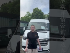 Yang kedua 14 kursi diesel Jiangling Transit CN-4 van dengan kecepatan 145 kilometer per jam